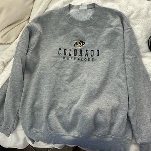 University of Colorado Boulder Buffaloes Crewneck Sweatshirt Vintage Retro